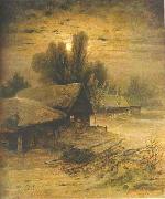 Alexei Savrasov Winter Night oil on canvas